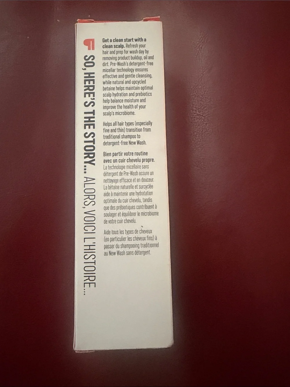 HAIRSTORY Pre-Wash Prebiotic Micellar Scalp Rinse